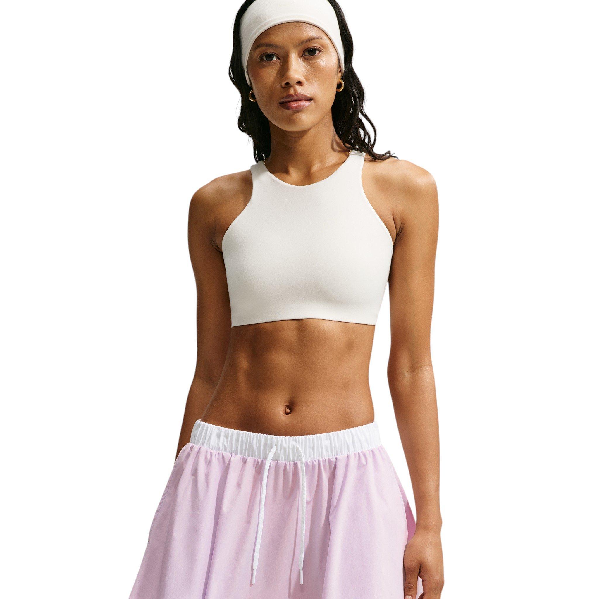 Nike Women's Sportswear Mid-Rise Poplin Mini Skirt - Bleached Lilac - BLEACHED LILAC 